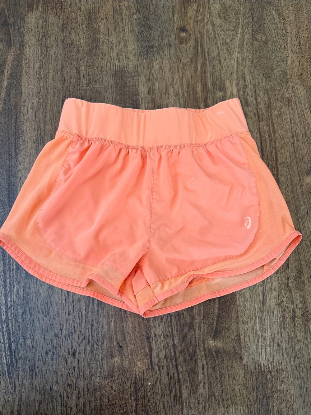 Asics Coral-Peach Athletic Running Shorts
